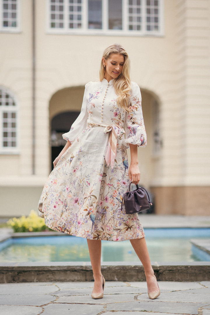 Rebellion Button Midi Dress