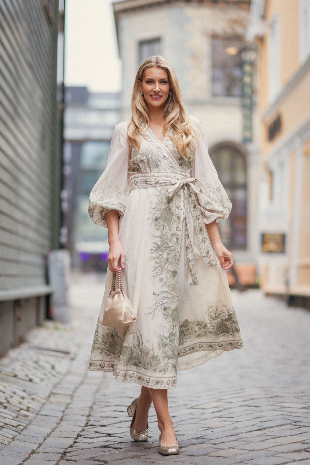 Wanderlust Wrap Midi Dress
