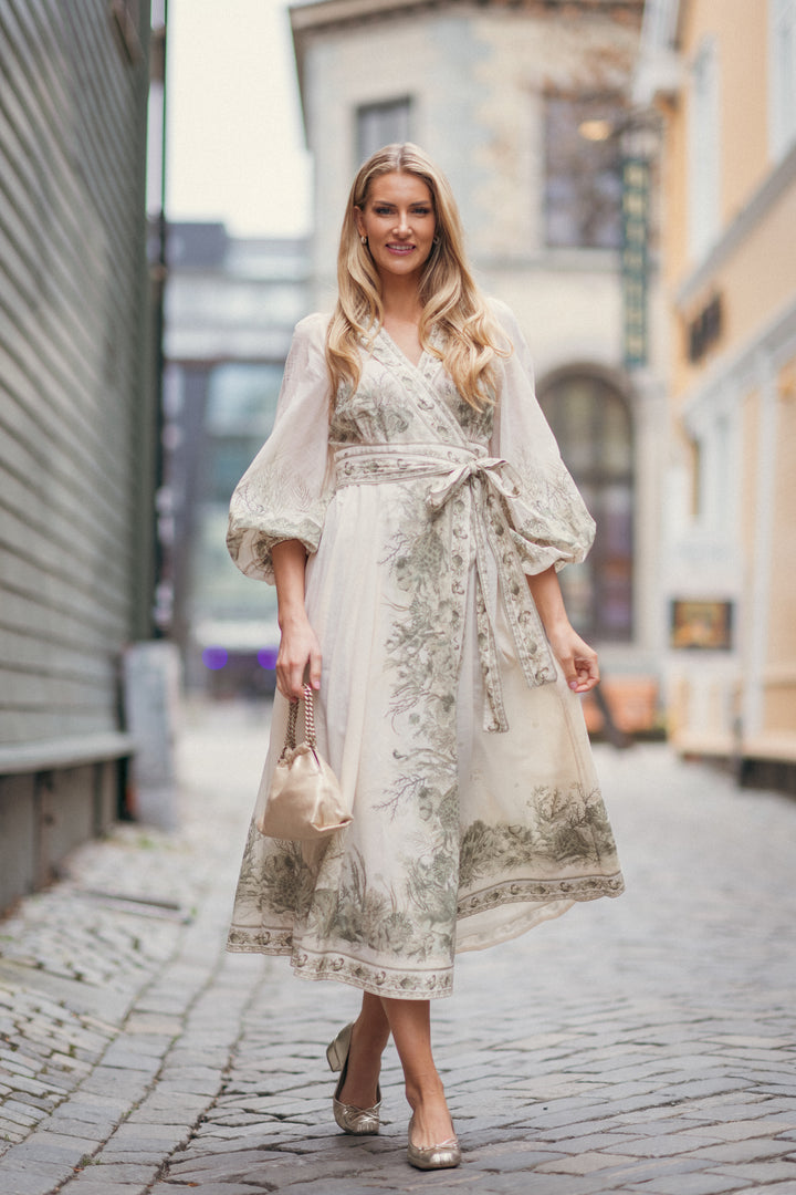 Wanderlust Wrap Midi Dress