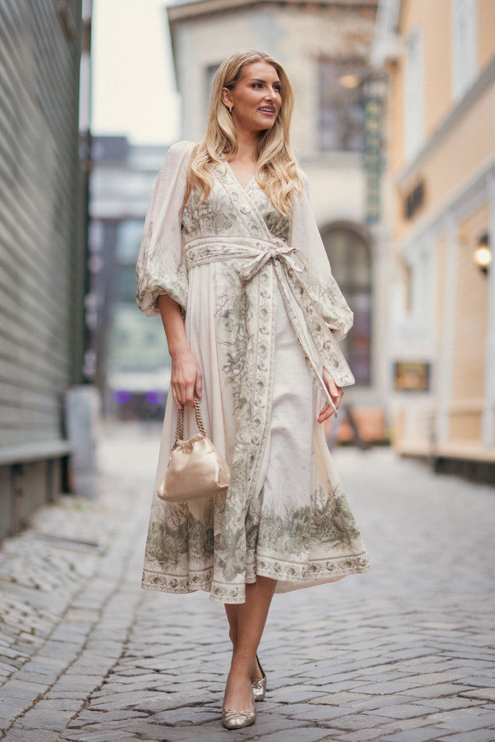 Wanderlust Wrap Midi Dress
