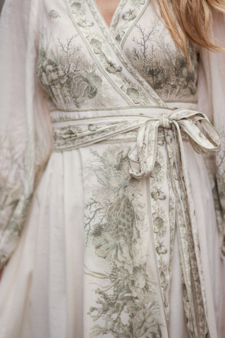 Wanderlust Wrap Midi Dress