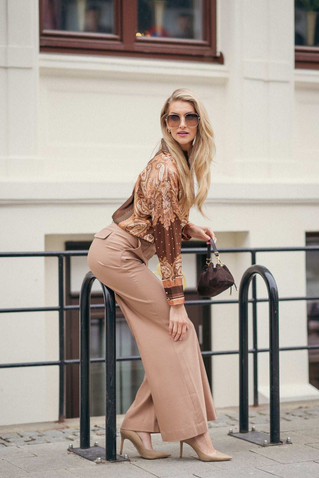 Hypnotic Stretch Wool Flare