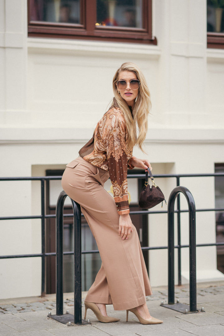 Hypnotic Stretch Wool Flare