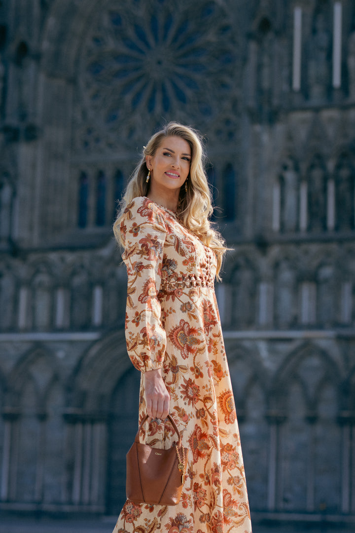 Aster Long Sleeve Midi Dress
