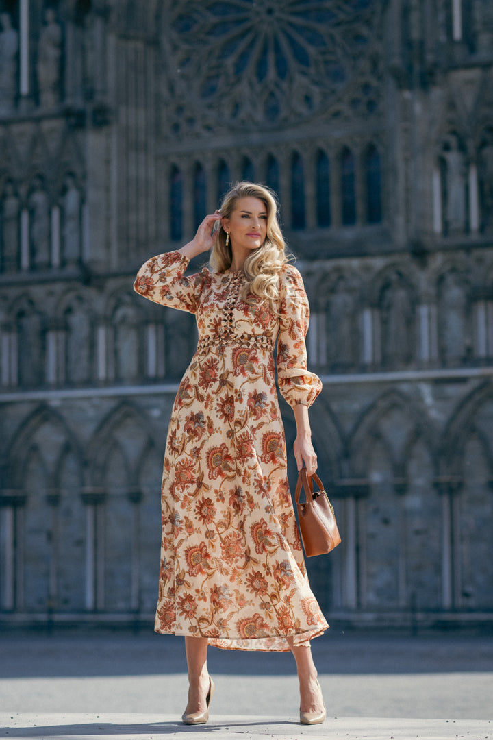 Aster Long Sleeve Midi Dress
