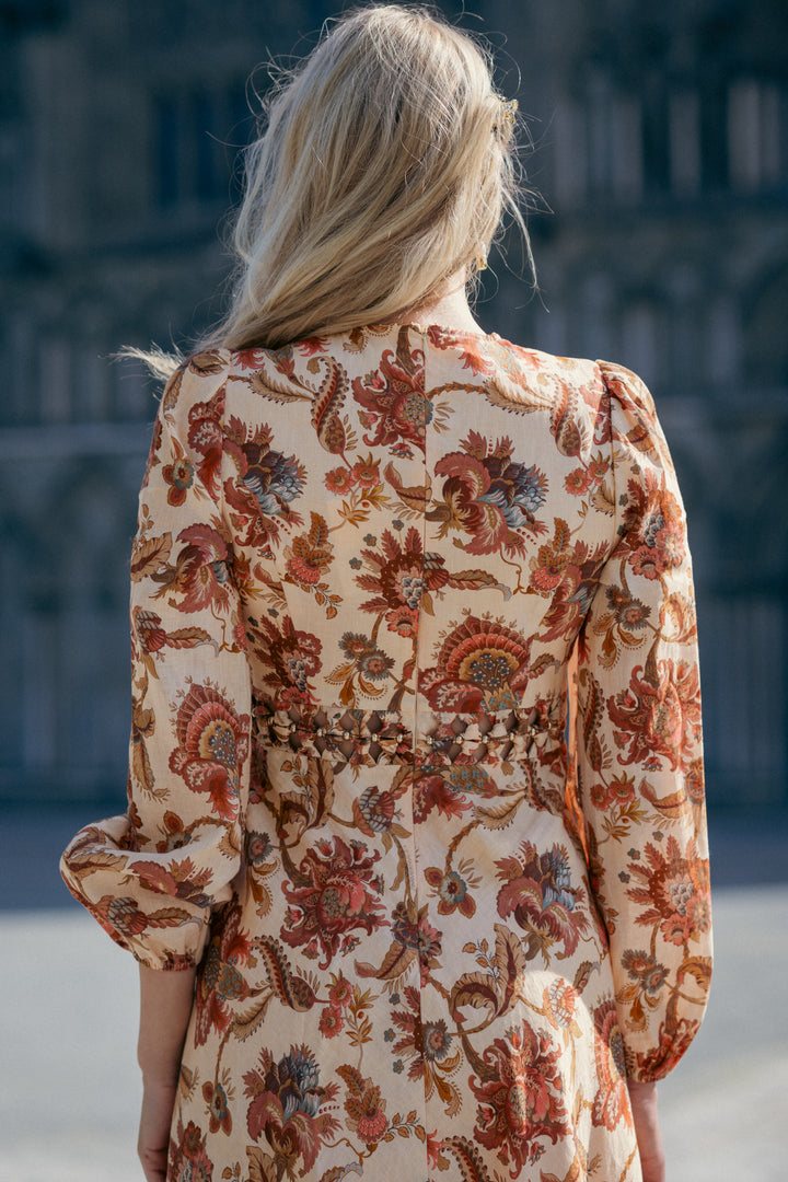Aster Long Sleeve Midi Dress