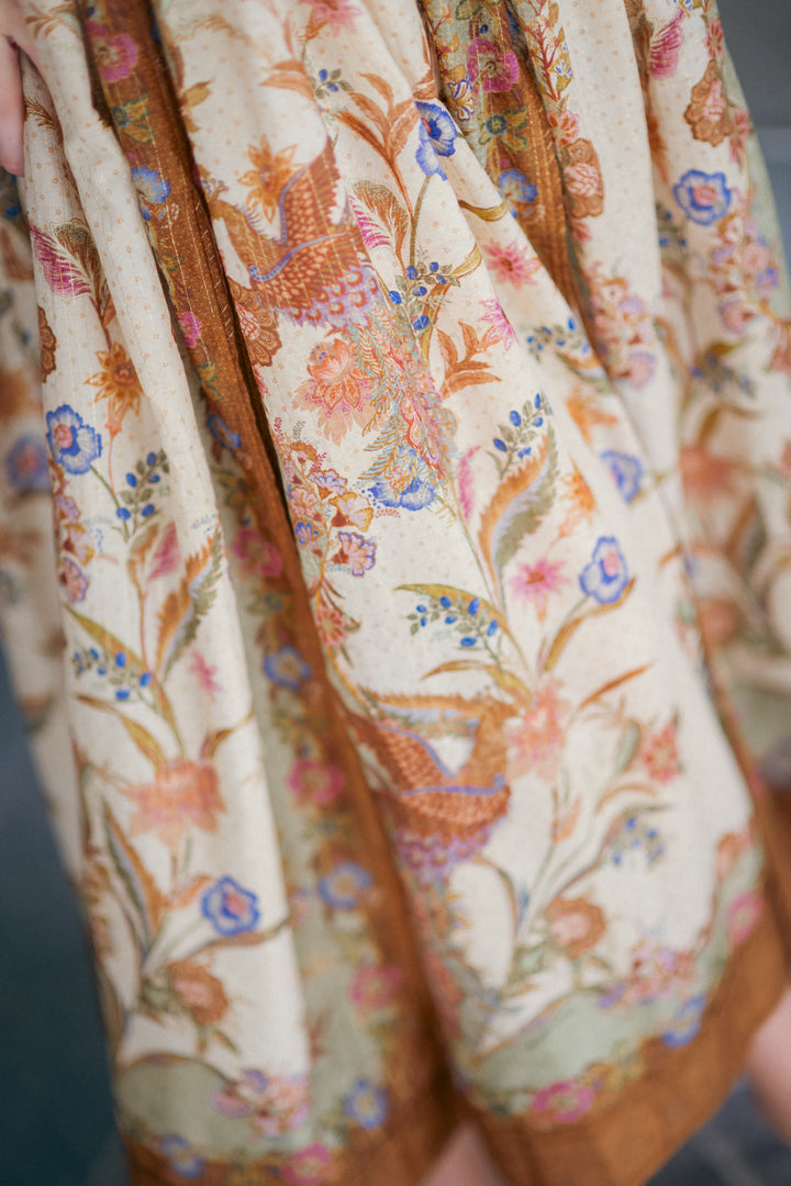 Indra Waisted Maxi Dress