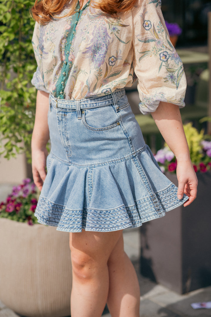 Indra Denim Mini Skirt