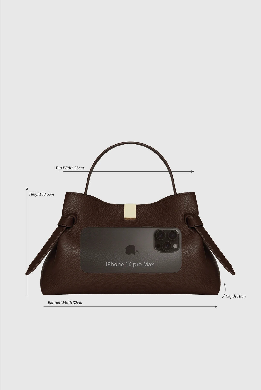 GYOZA PEBBLE GRAIN LEATHER