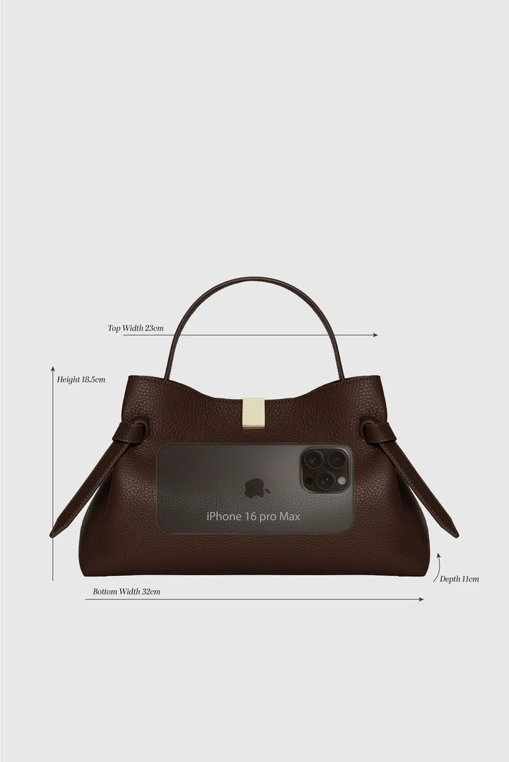 GYOZA PEBBLE GRAIN LEATHER