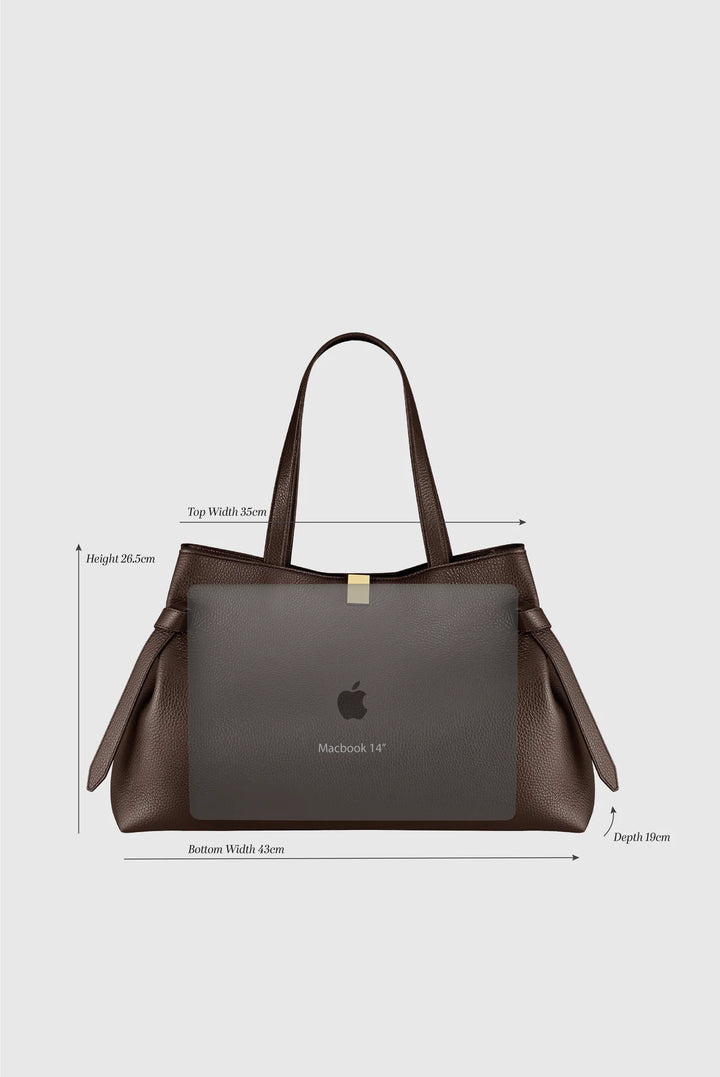 GYOZA TOTE SUEDE LEATHER