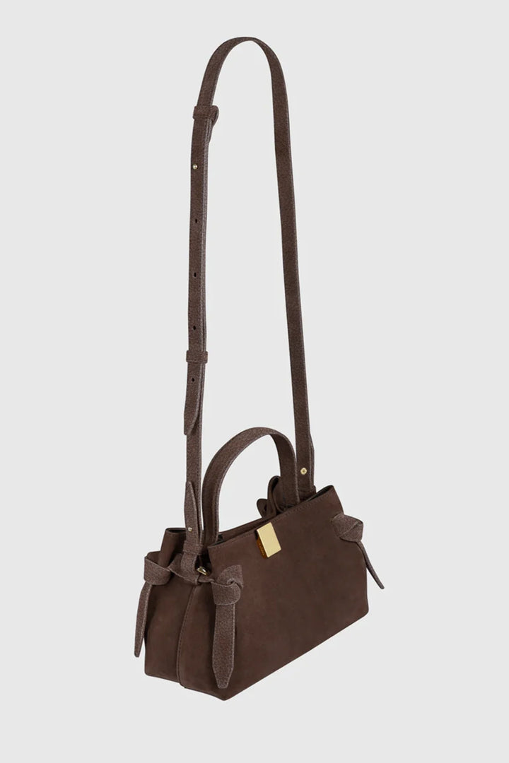 GYOZA MINI SUEDE LEATHER