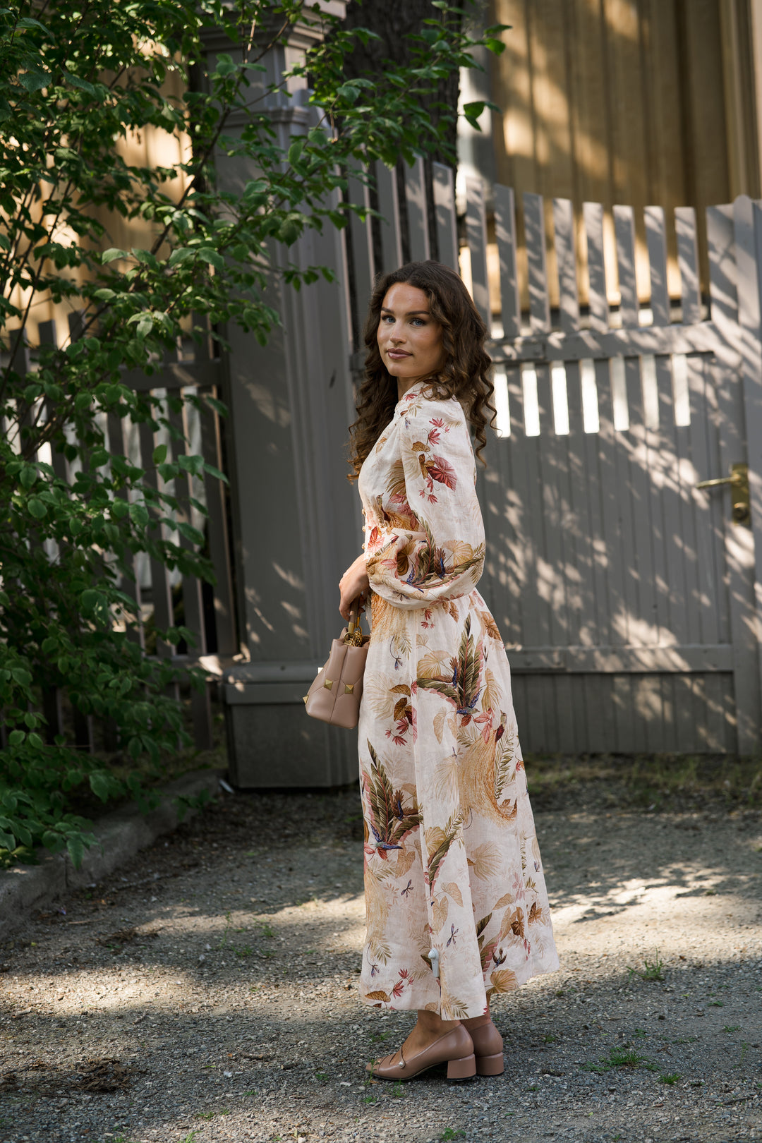 Ascension Plunge Midi Dress