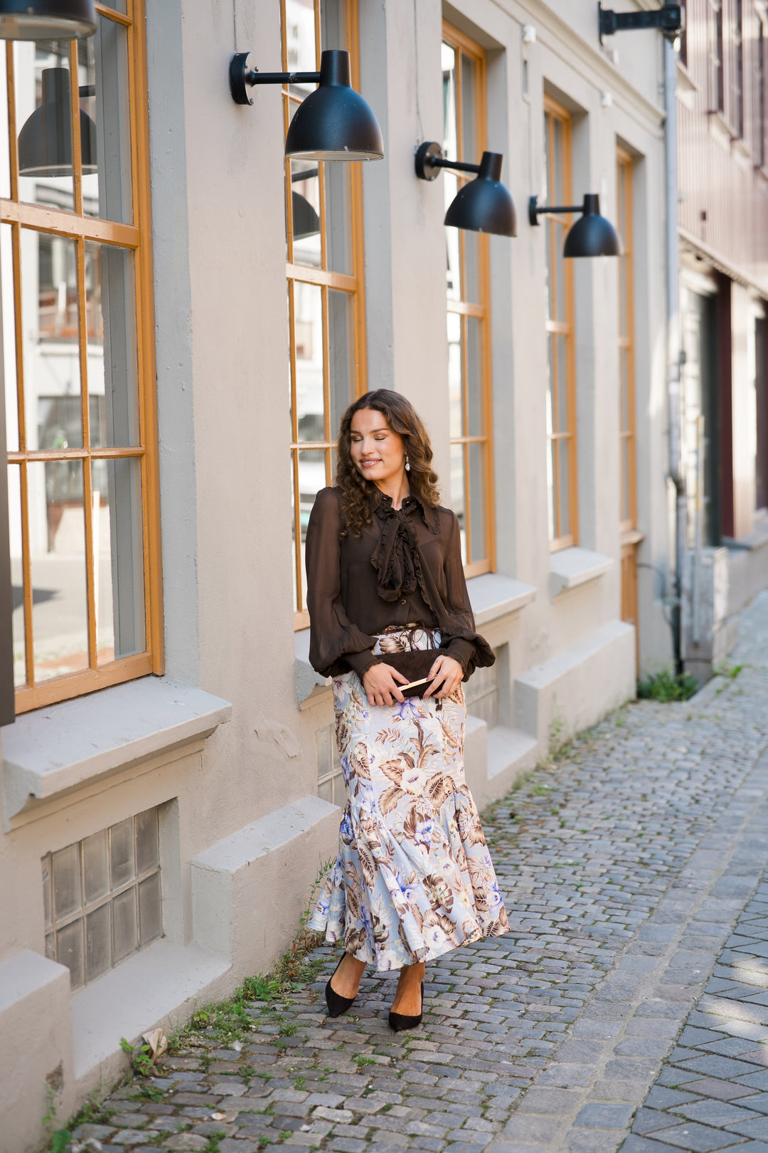 Coco Fit and Flare Midi Skirt