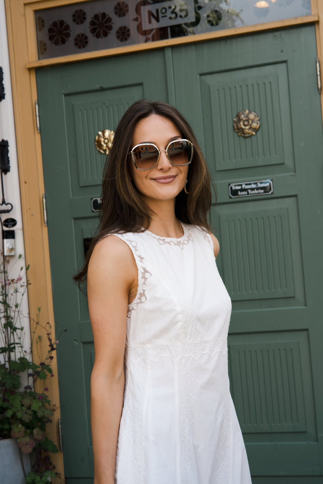 ULLA JOHNSON Anela Sleeveless Midi Dress