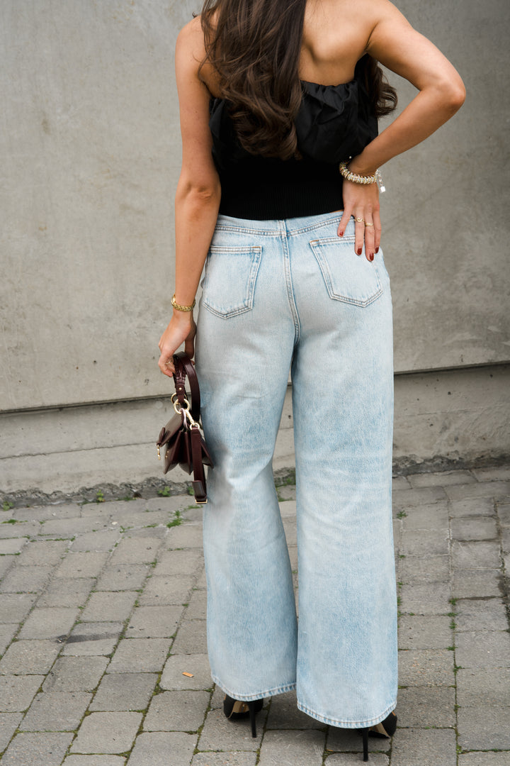 GANNI Soft Rigid Denim Baggy Jeans