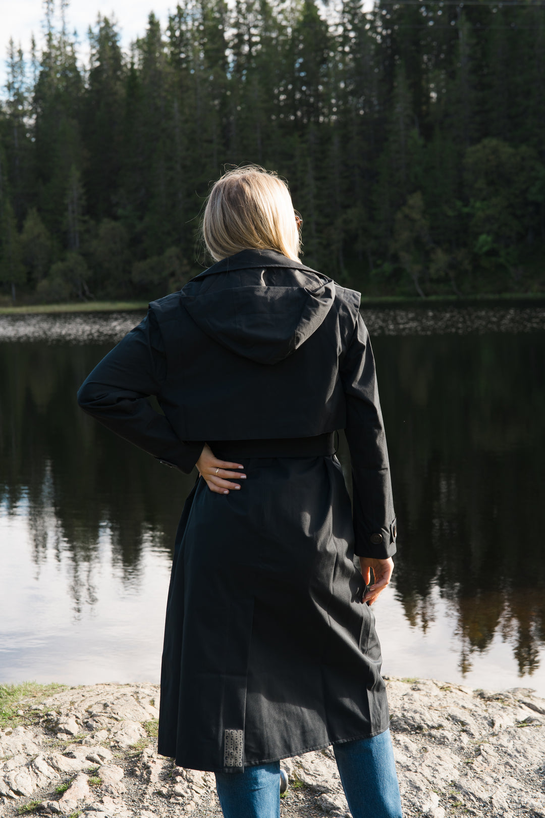 Regndråpe Trench Coat