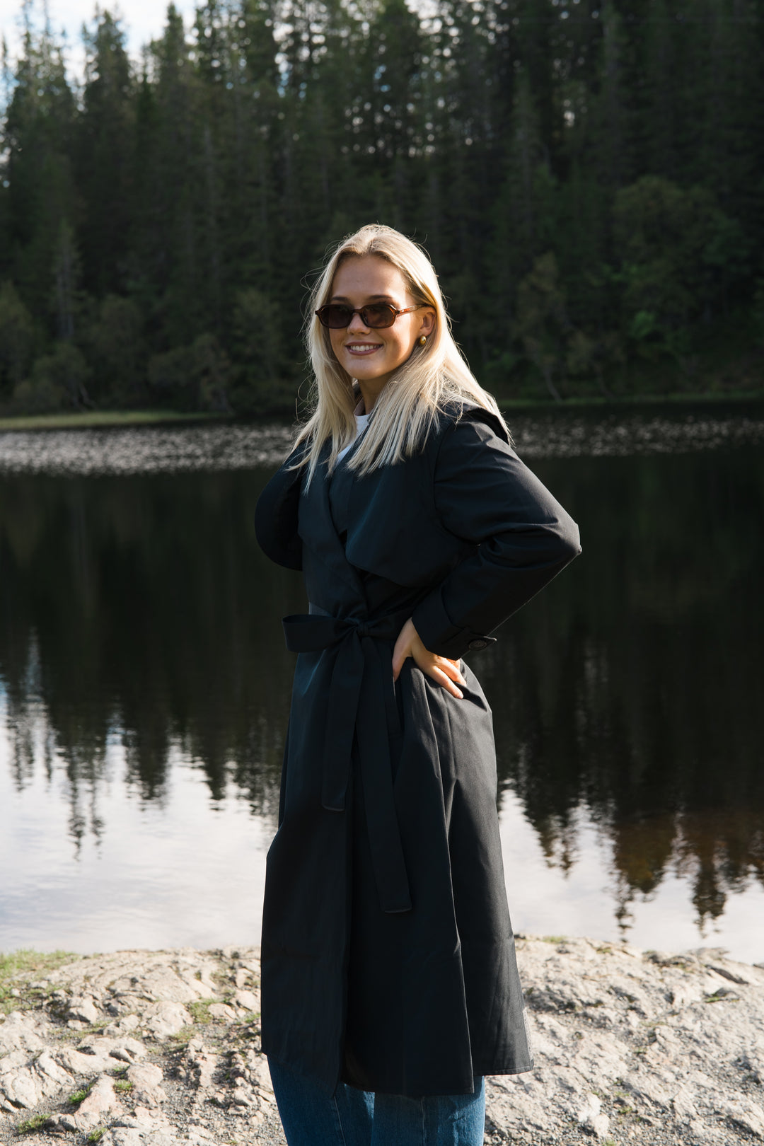 Regndråpe Trench Coat