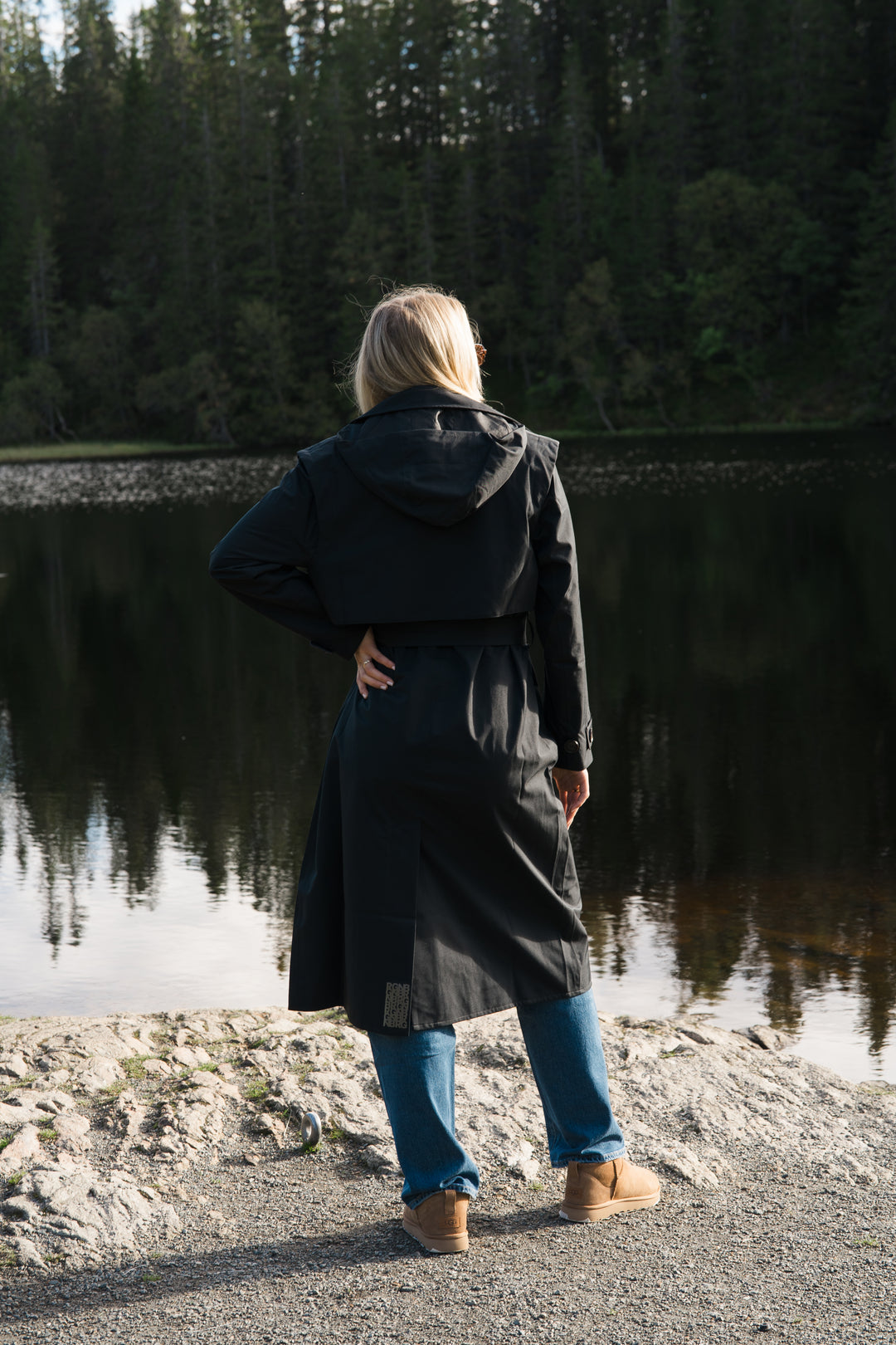 Regndråpe Trench Coat