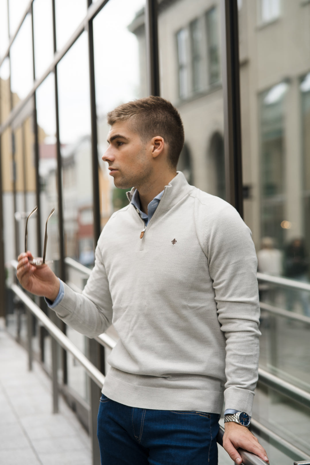 MORRIS Merino John Zip