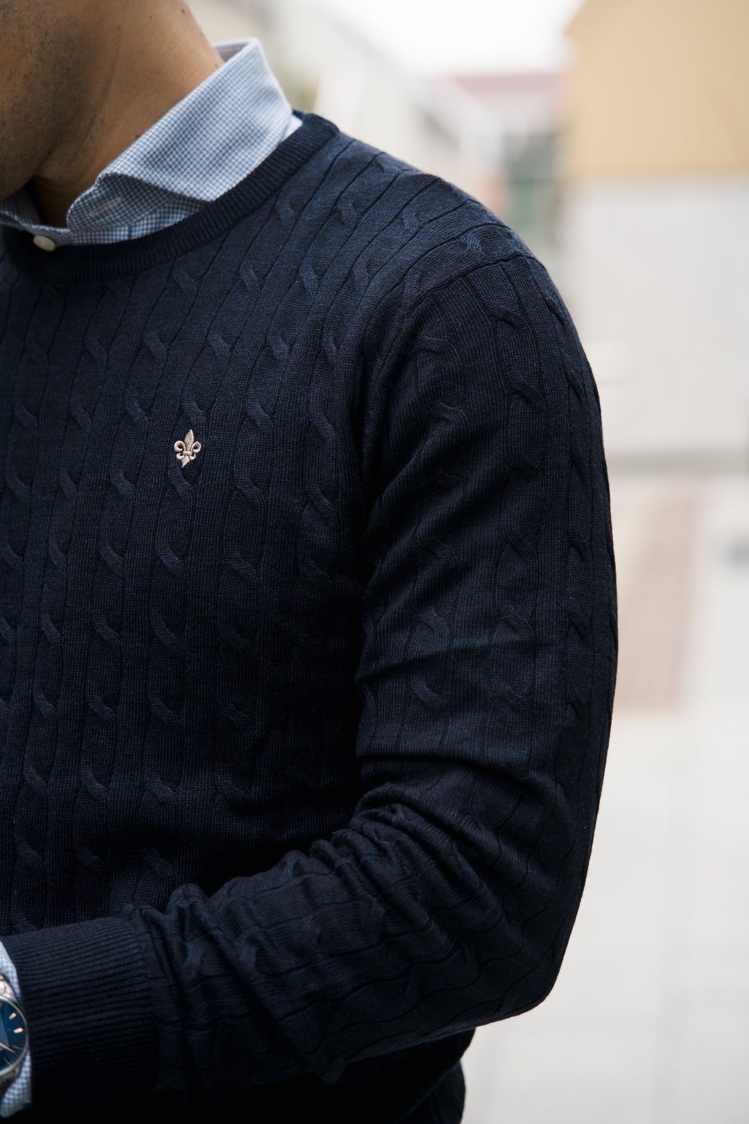 MORRIS Merino Cable Oneck