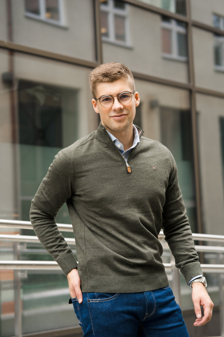 MORRIS Merino John Zip