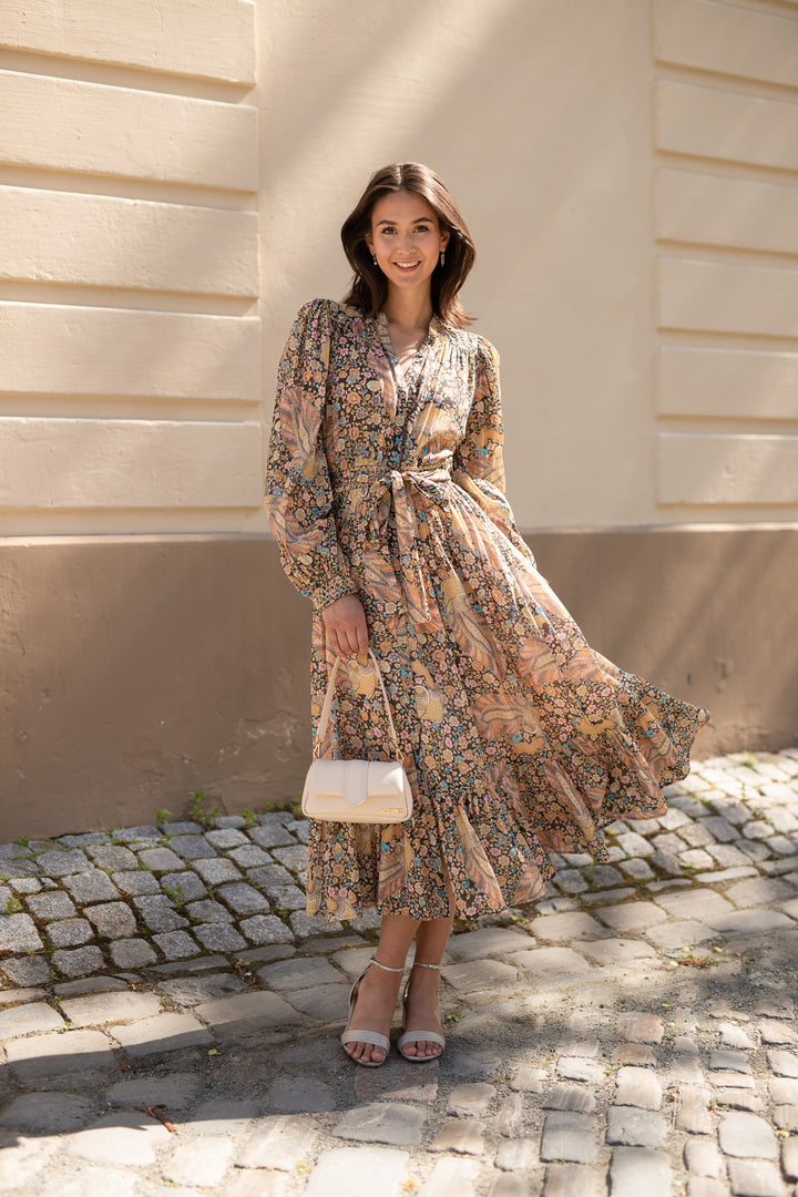 BYTIMO Bohemian Midi Dress