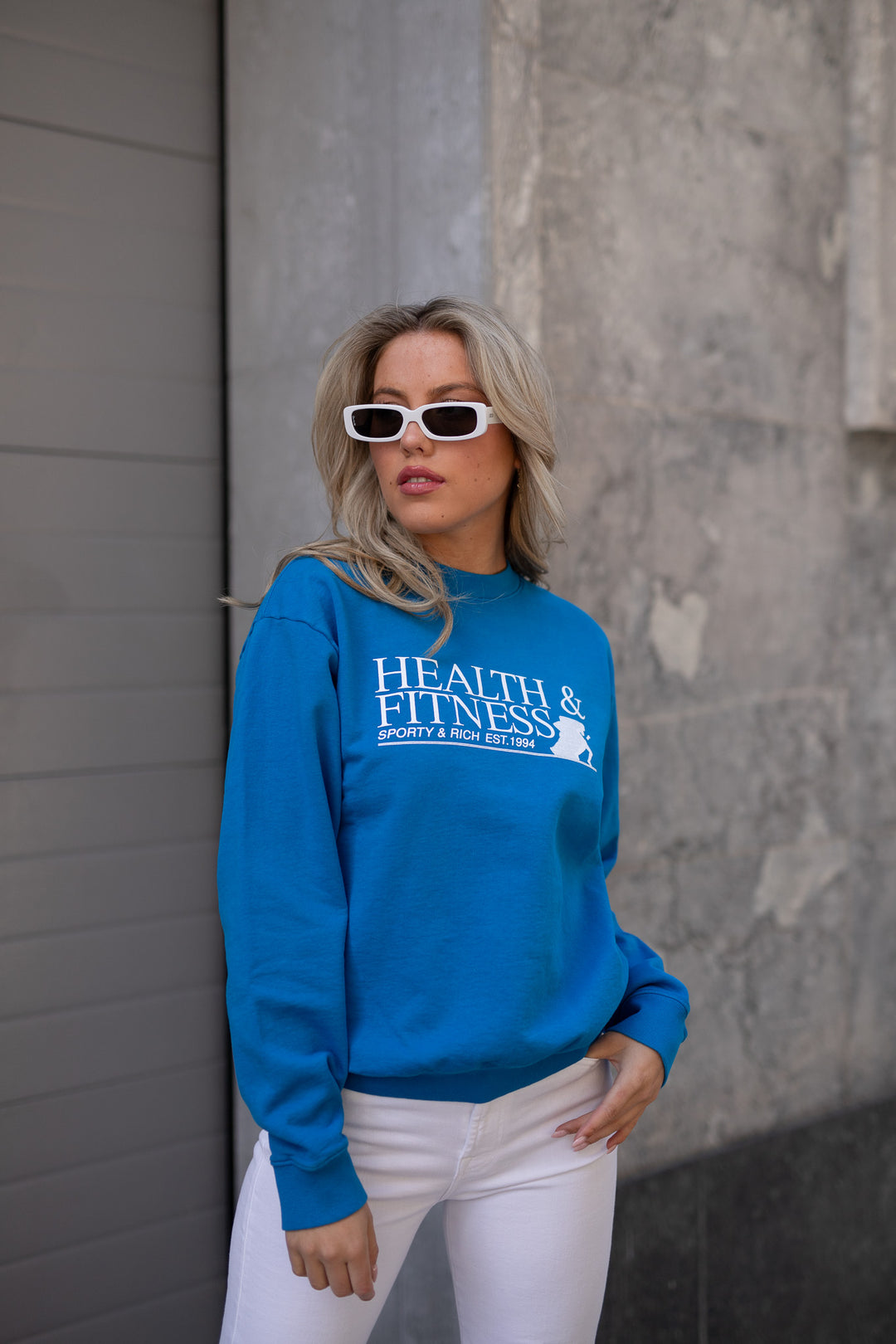 SPORTY AND RICH Fitness Motion Crewneck