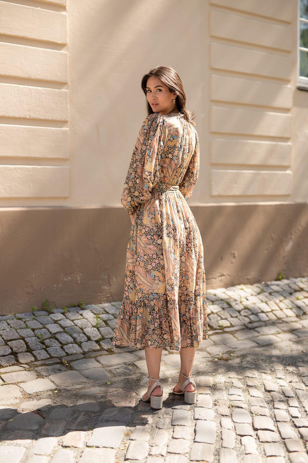 BYTIMO Bohemian Midi Dress