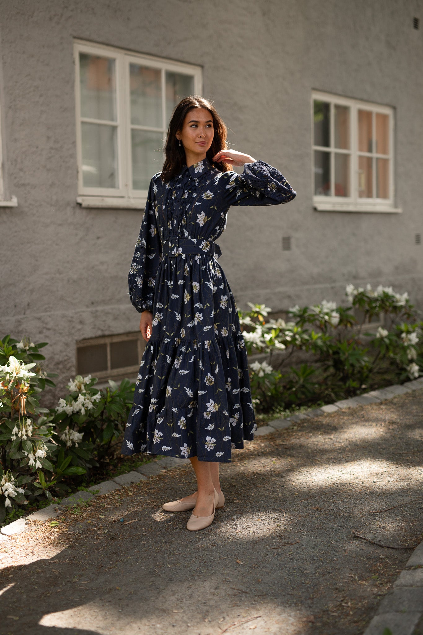 BYTIMO Poplin Midi Dress – Høyer Trondheim/Høyer Solsiden