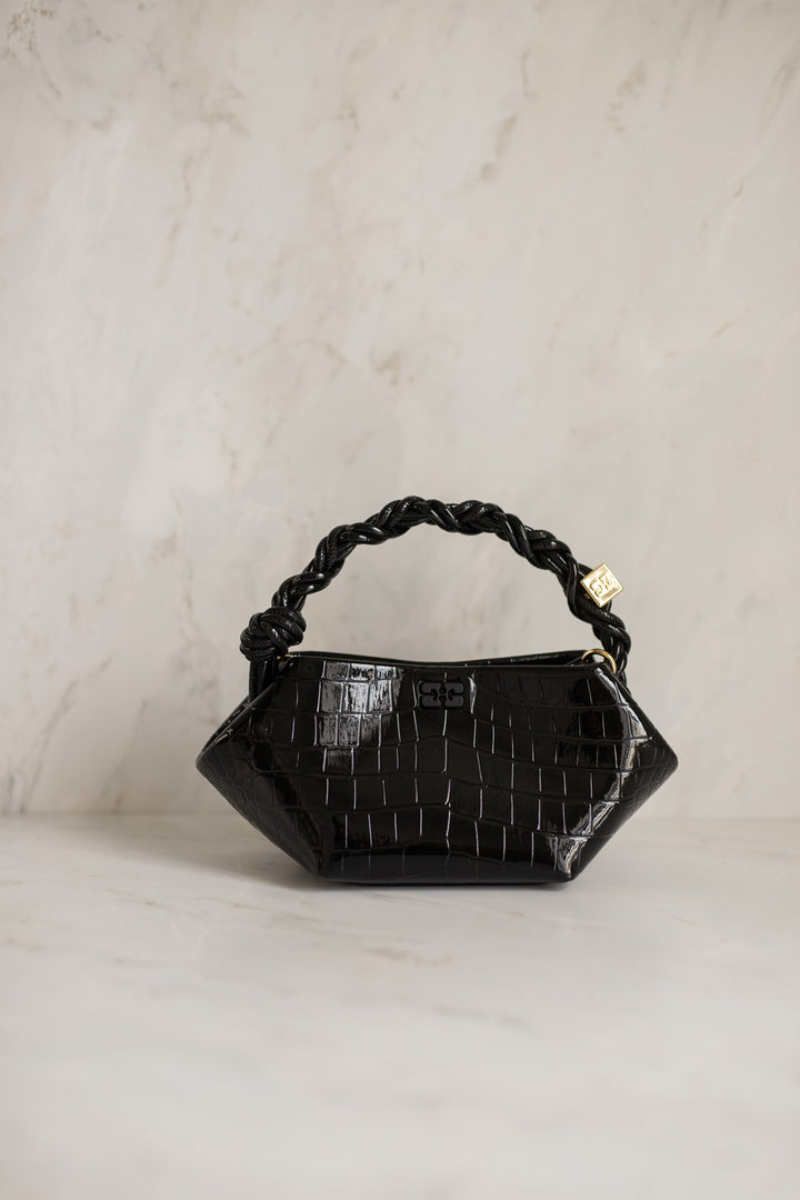 Ganni Bou Bag Mini Patent Croco