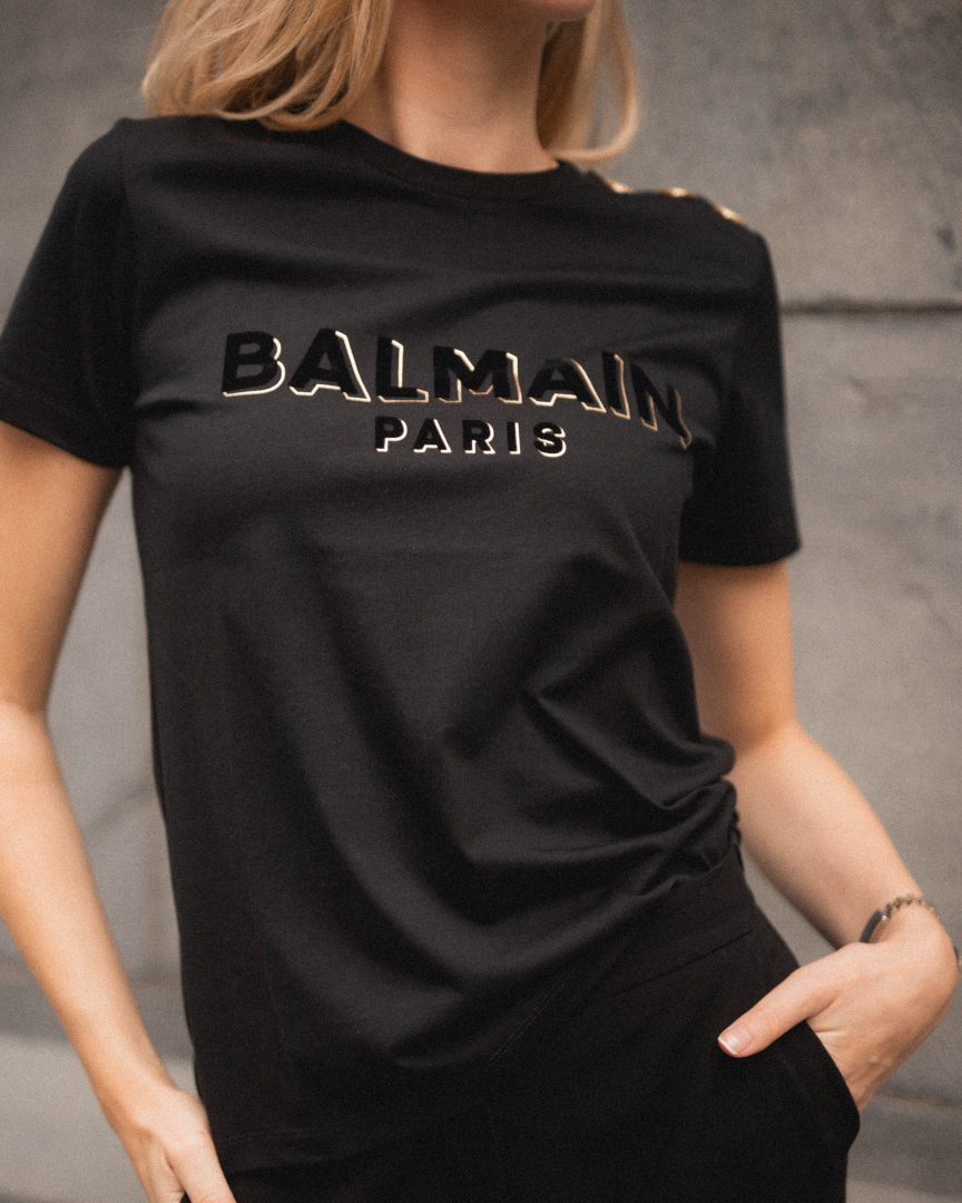 BALMAIN T-SHIRT MC CLASSIQUE