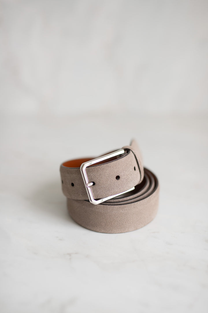 SANTONI BELTS LEATHER