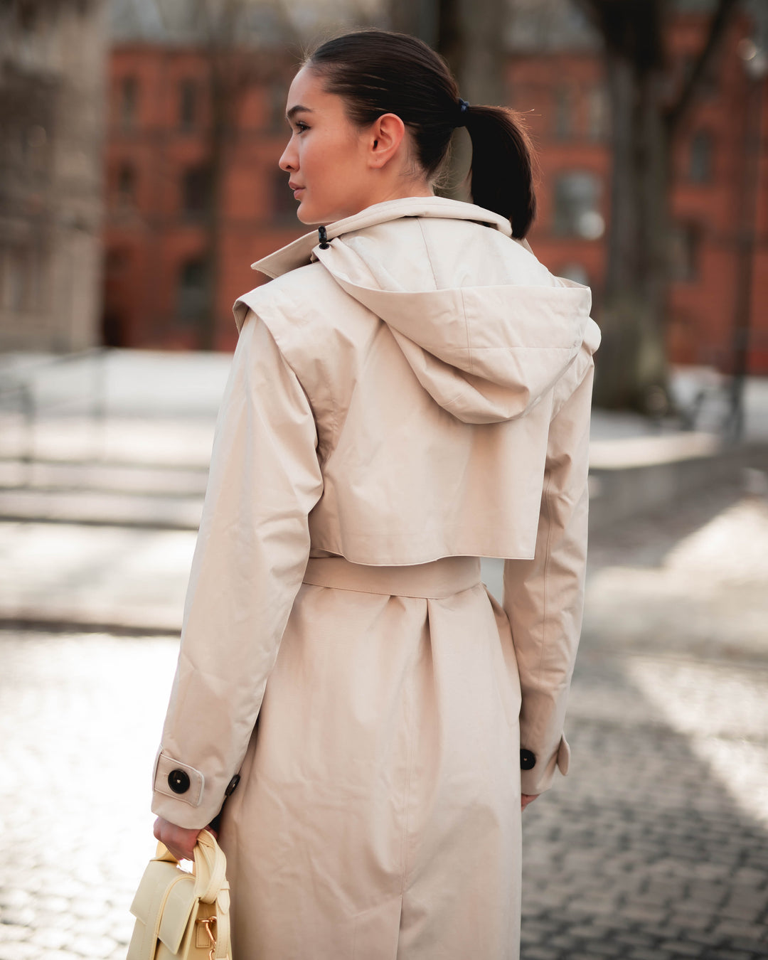 BRGN Regndråpe Trench Coat