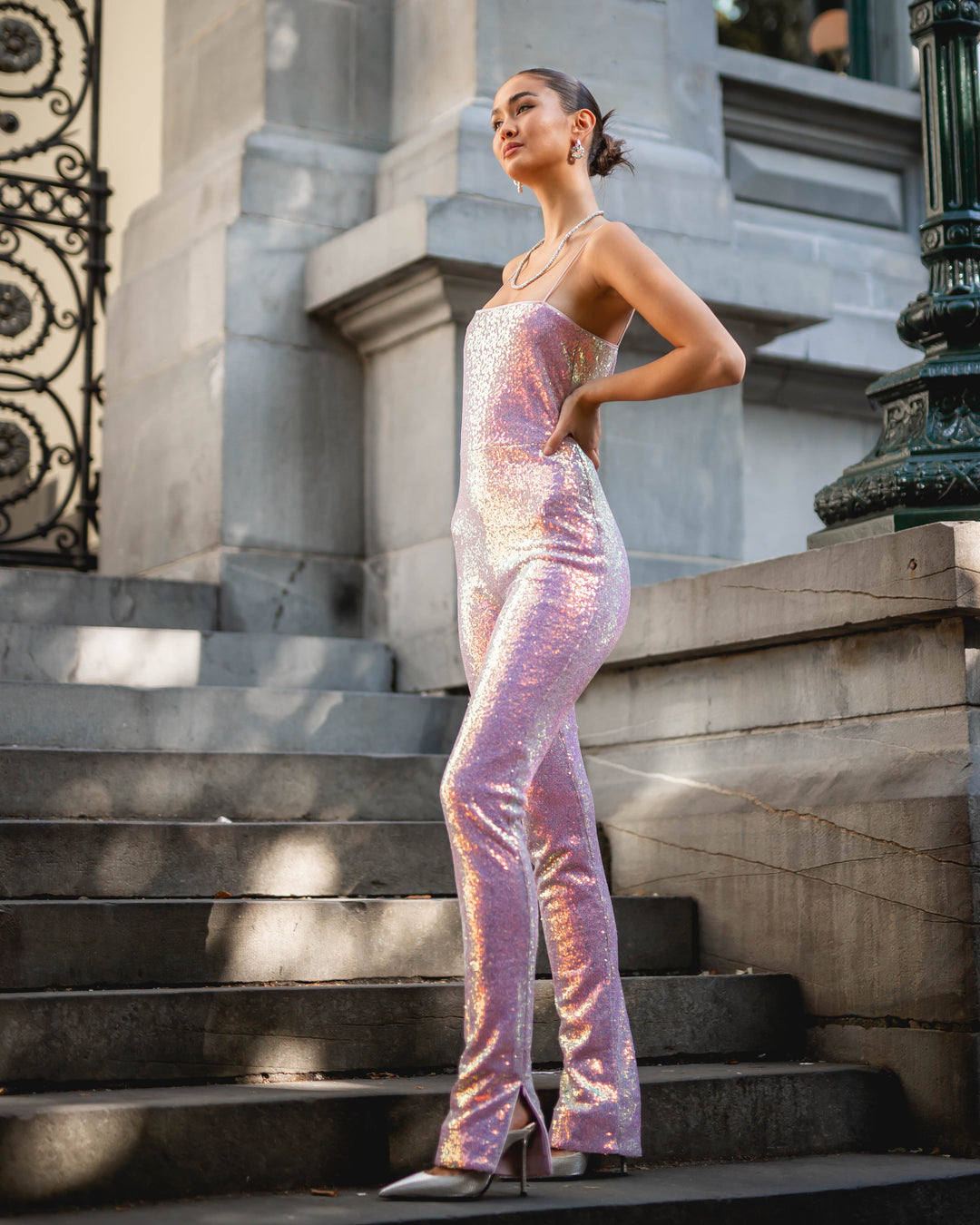 ROTATE Sequin Jumpsuit