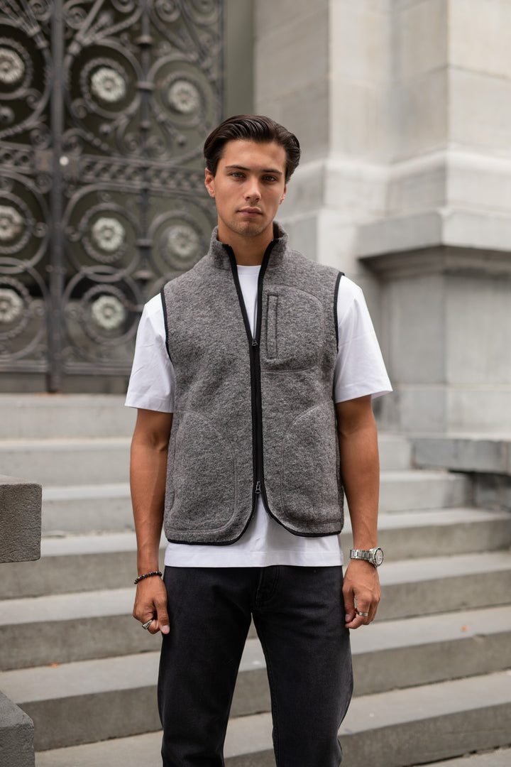 J.LINDEBERG Duncan Wool Fleece Vest