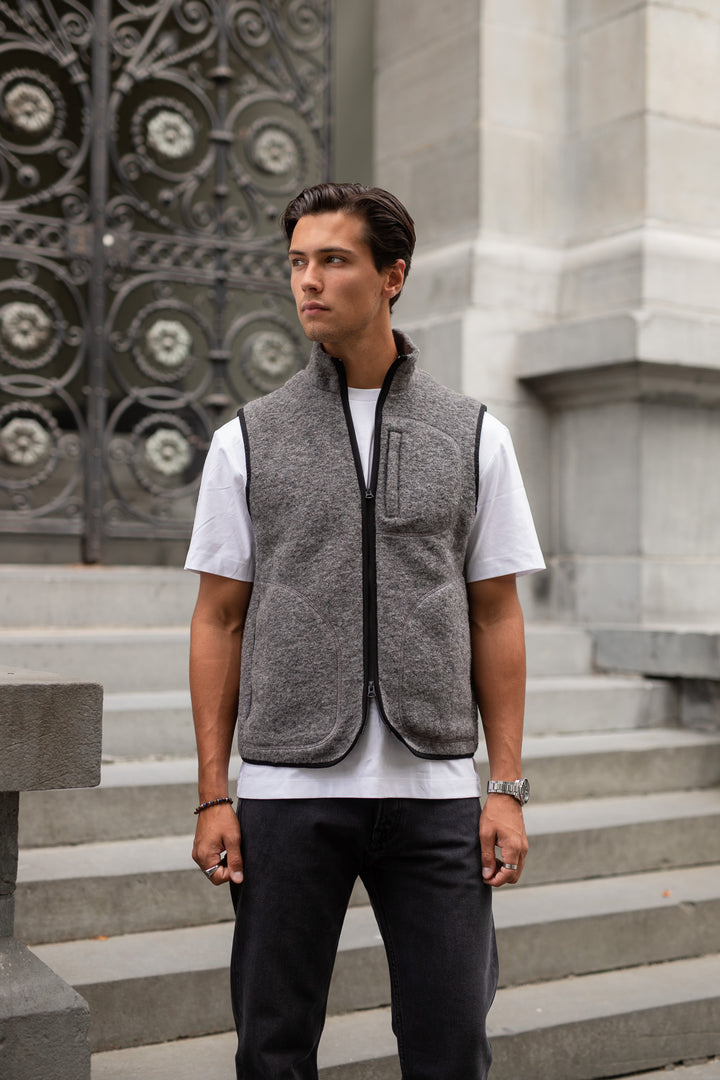 J.LINDEBERG Duncan Wool Fleece Vest