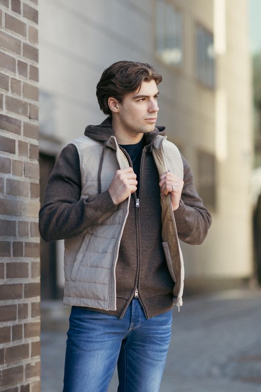 Ted Quilted Cord Vest
