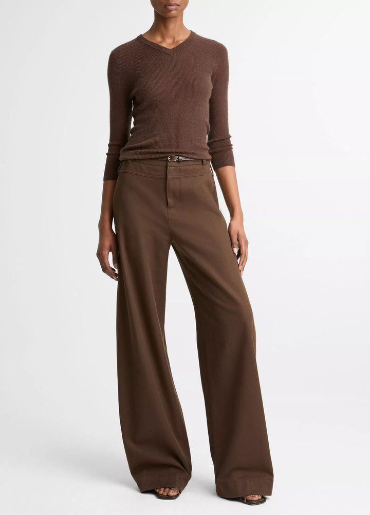 MID RISE UTILITY WIDE LEG PANT