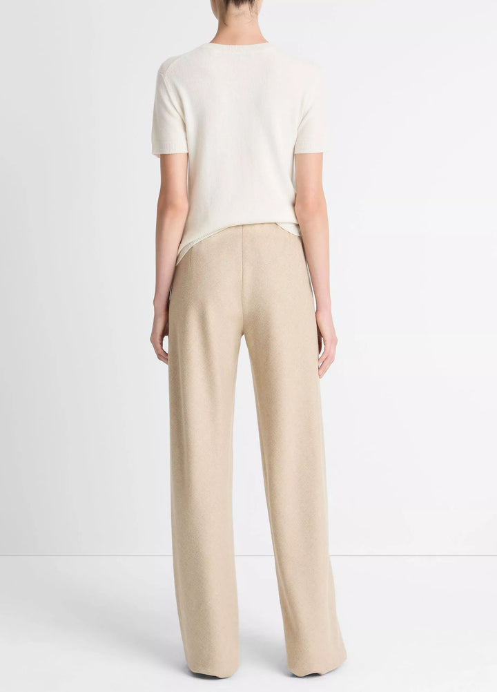 HIGH WAIST WOOL BLEND BIAS PANT
