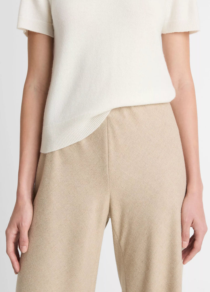 HIGH WAIST WOOL BLEND BIAS PANT