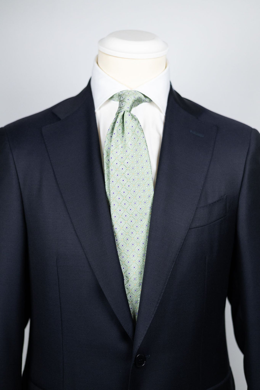Medallion Woven Silk Tie