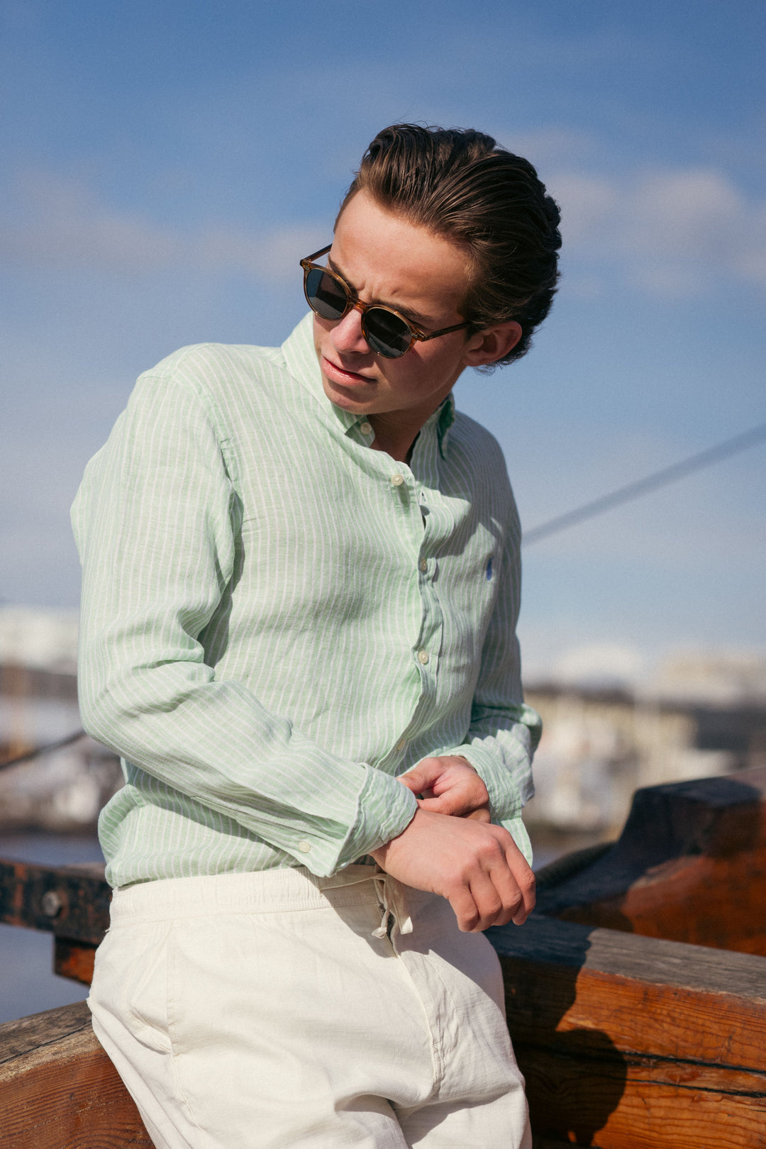 WOVEN-SPORT SHIRT-SHIRT