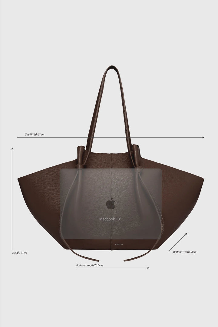 LARGE MOCHI PEBBLE GRAIN LEATHER