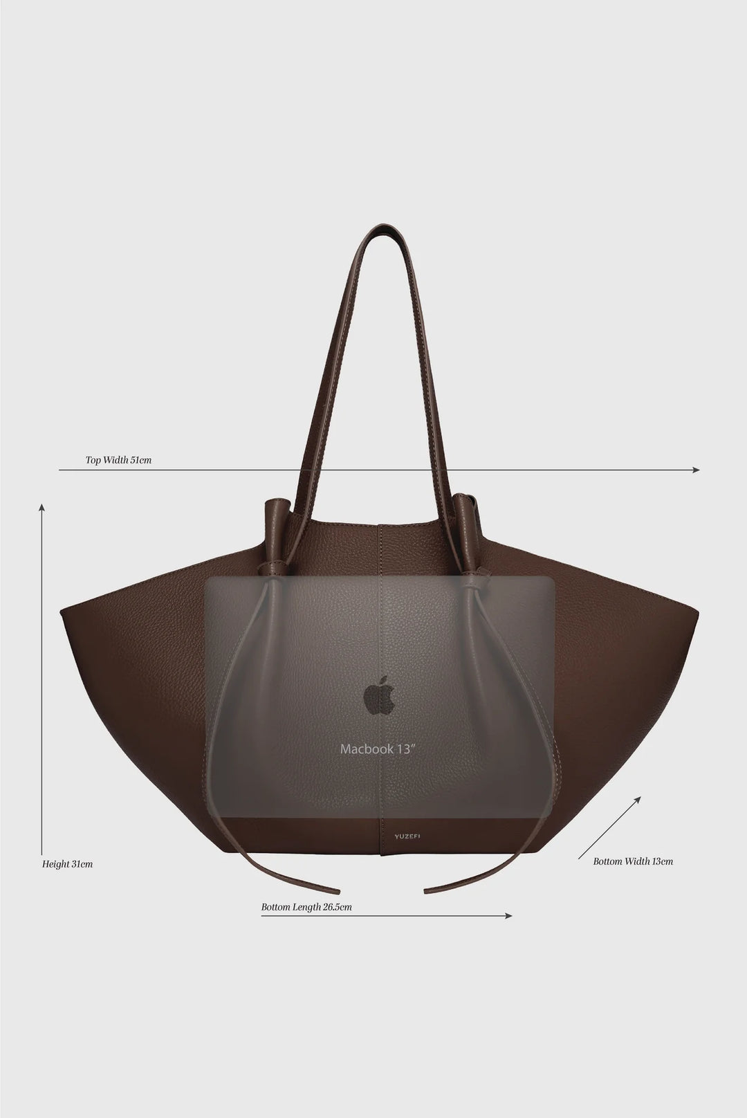 LARGE MOCHI PEBBLE GRAIN LEATHER