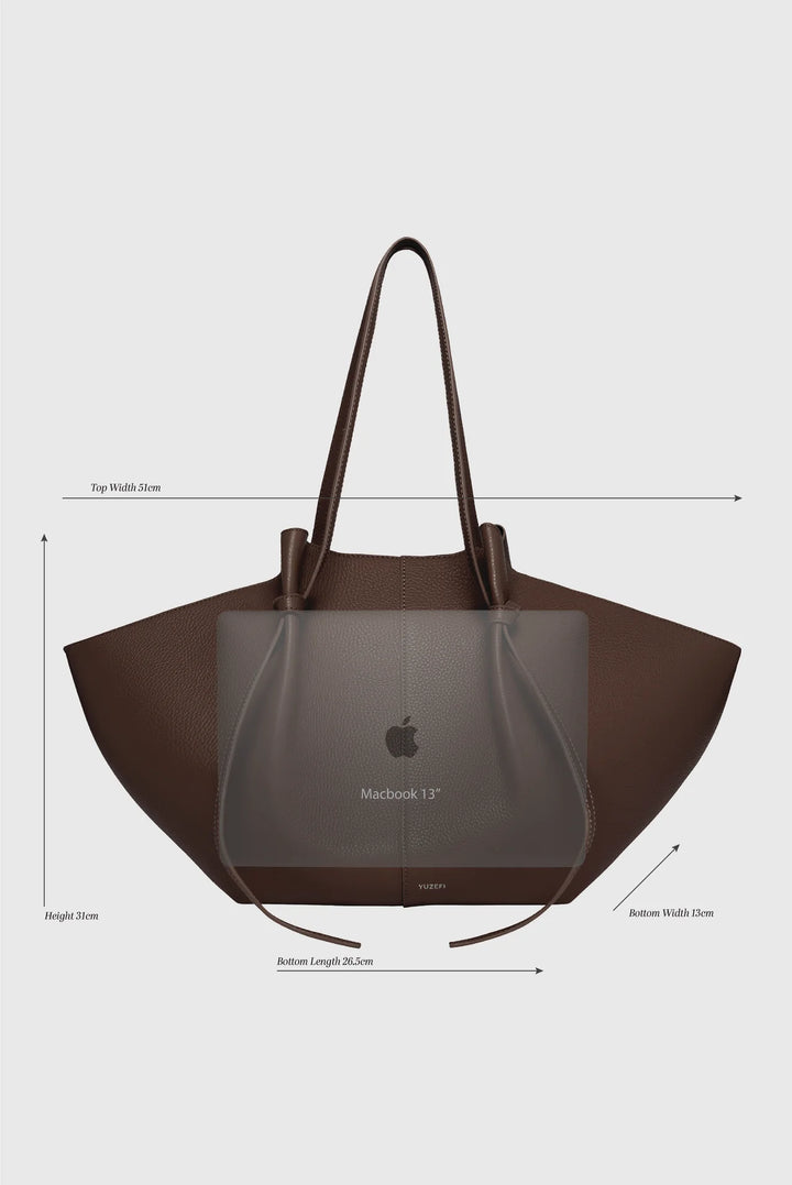 LARGE MOCHI PEBBLE GRAIN LEATHER
