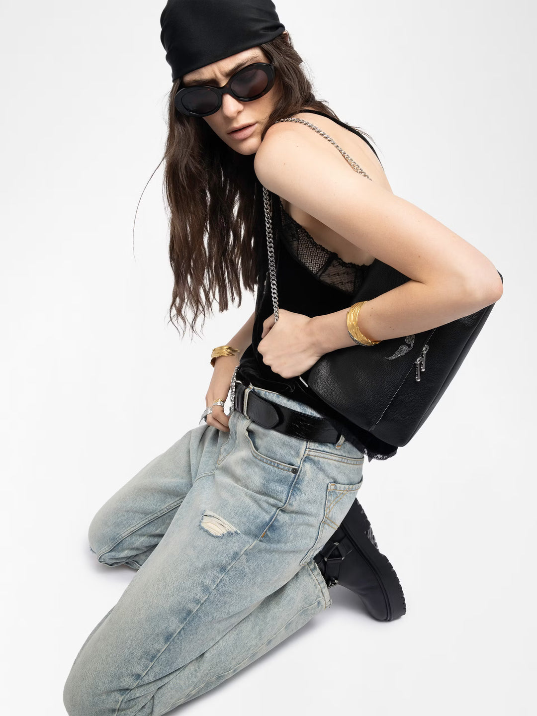 ROCKY II GRAINED LEATHER