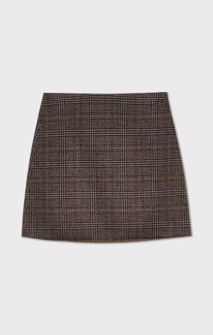 MARIT checked skirt