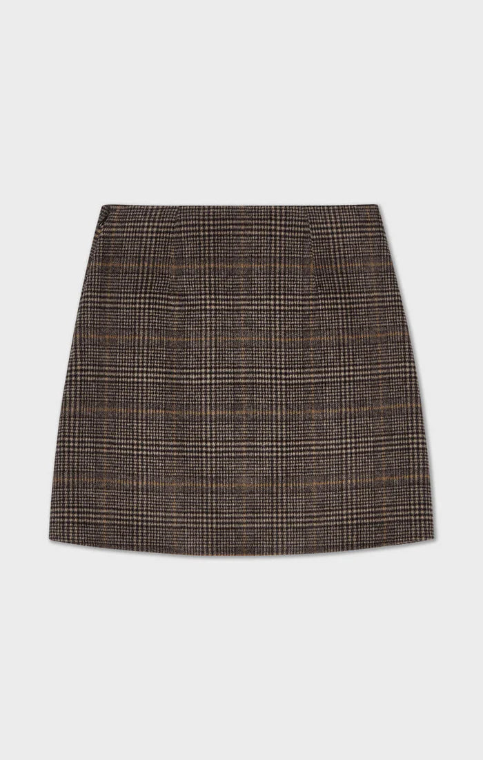 MARIT checked skirt
