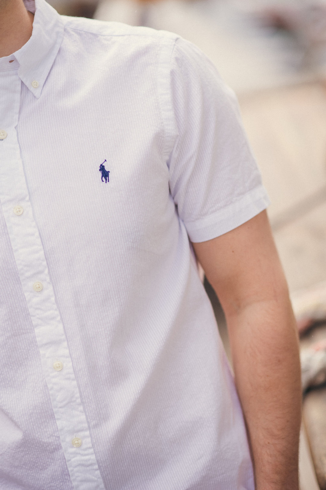 Seersucker Sport Shirt